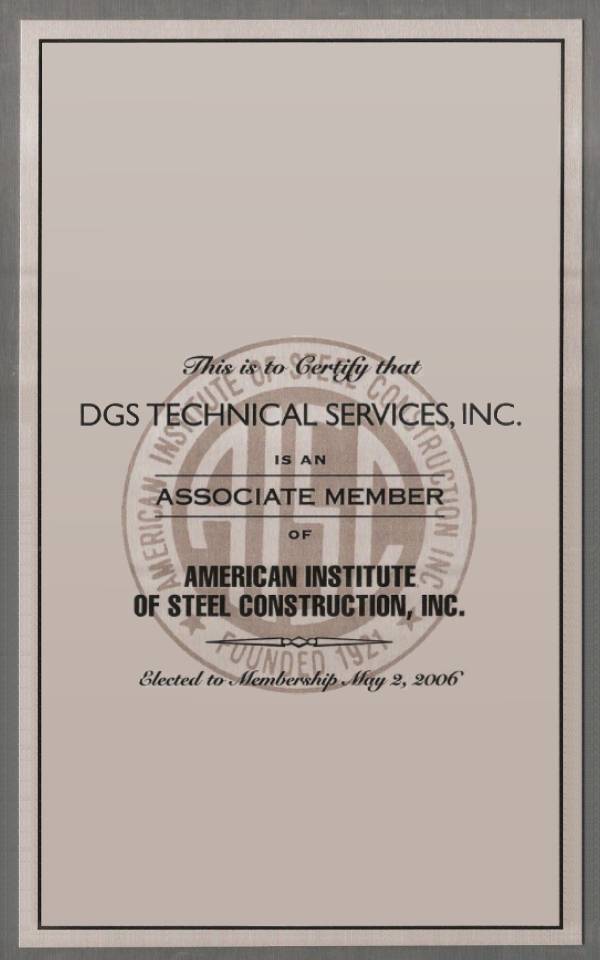 Active Member American Institute of Steel Construction